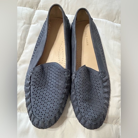 Cole Haan Suede Evelyn Driver Shoes Flats - Picture 1 of 5